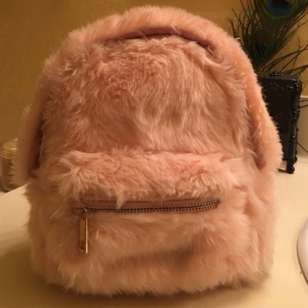 Fuzzy backpack